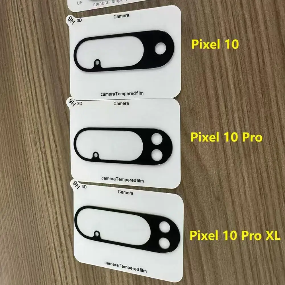 New Lens Glass for Pixel 10 / 10 Pro / 10 Pro XL Lens Tempered Glass Film Camera Lens Protector Bubble-free Easy Installation