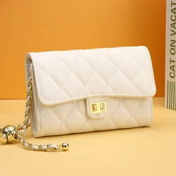 Baellerry White Luxury Handbags Women Chain PU Leather Messenger Shoulder Bag Female Brand Crossbody Bags for Women Phone Purse