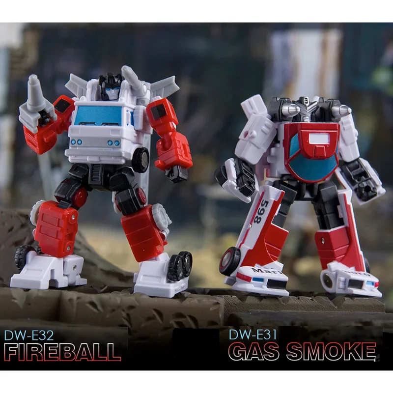 

In Stock Transformed Toys Doctor Wu DW-E31 Abandoned DW-E32 Fire Meteor Minimal Proportion Action Figure Collection Gift