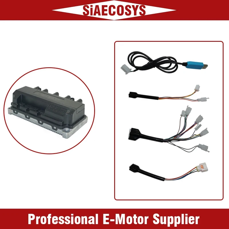 Votol EM80GTSP Controller 72V 60A Boost 100A Programmable 3-4kW Electric Scooter Motor Sine Wave Controller