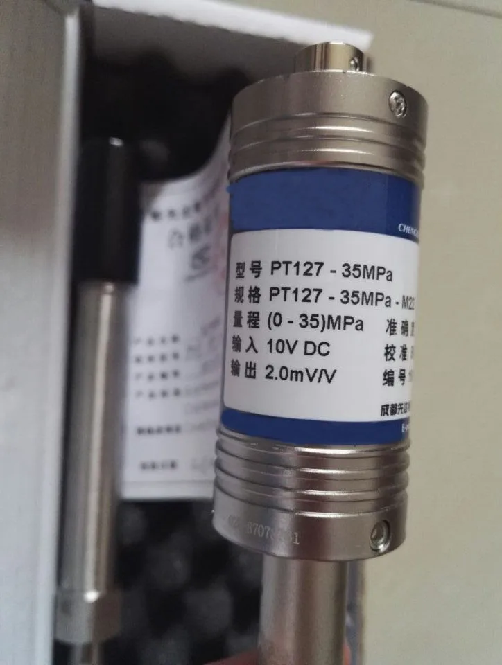 

PT127-25MPA-M22-150/470 High Temperature Melt Pressure Sensor 2.0mV/V Output