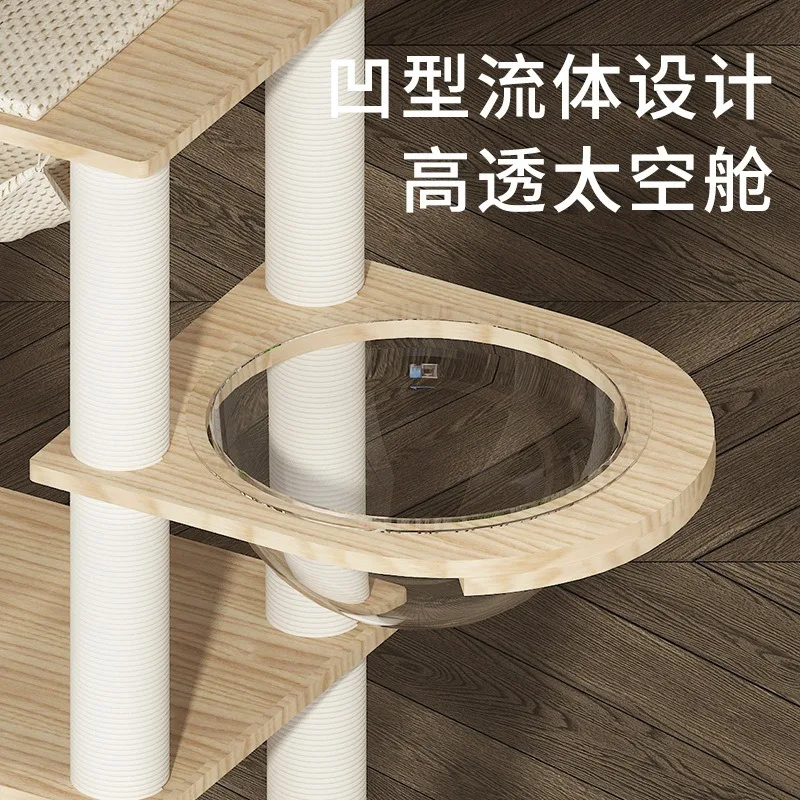 2026 New Large Cat Tree Tower Houses Scratcher Climbing Pet Cat Tree for Pet Supplies and Pet Toys