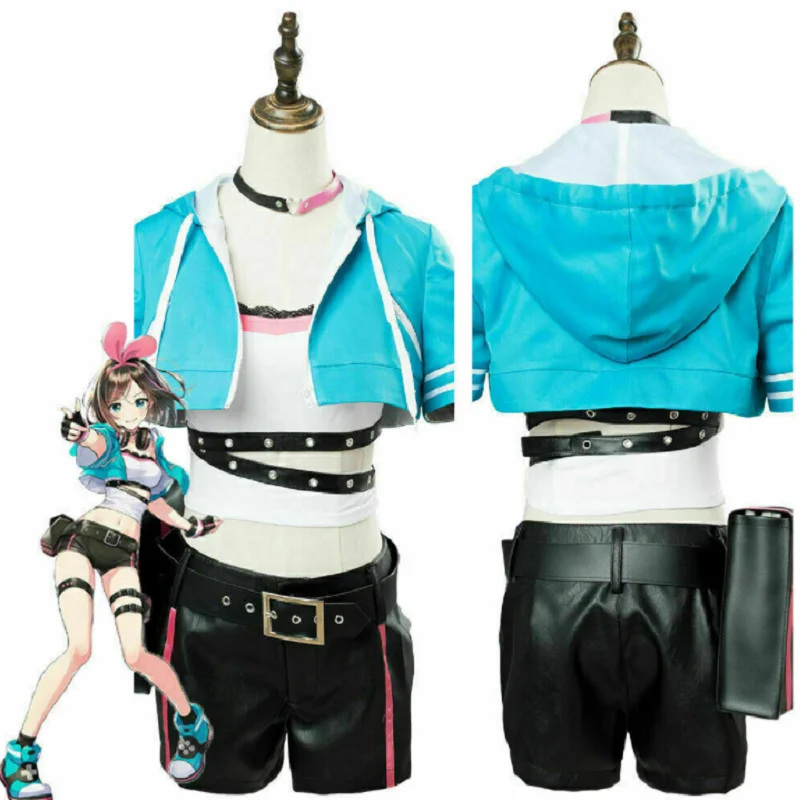 

Animation AI channel fetters Cosplay clothing dress uniform set