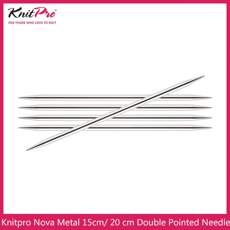 Knitpro Nova Metal 15cm/20 cm Double Pointed Knitting Needle