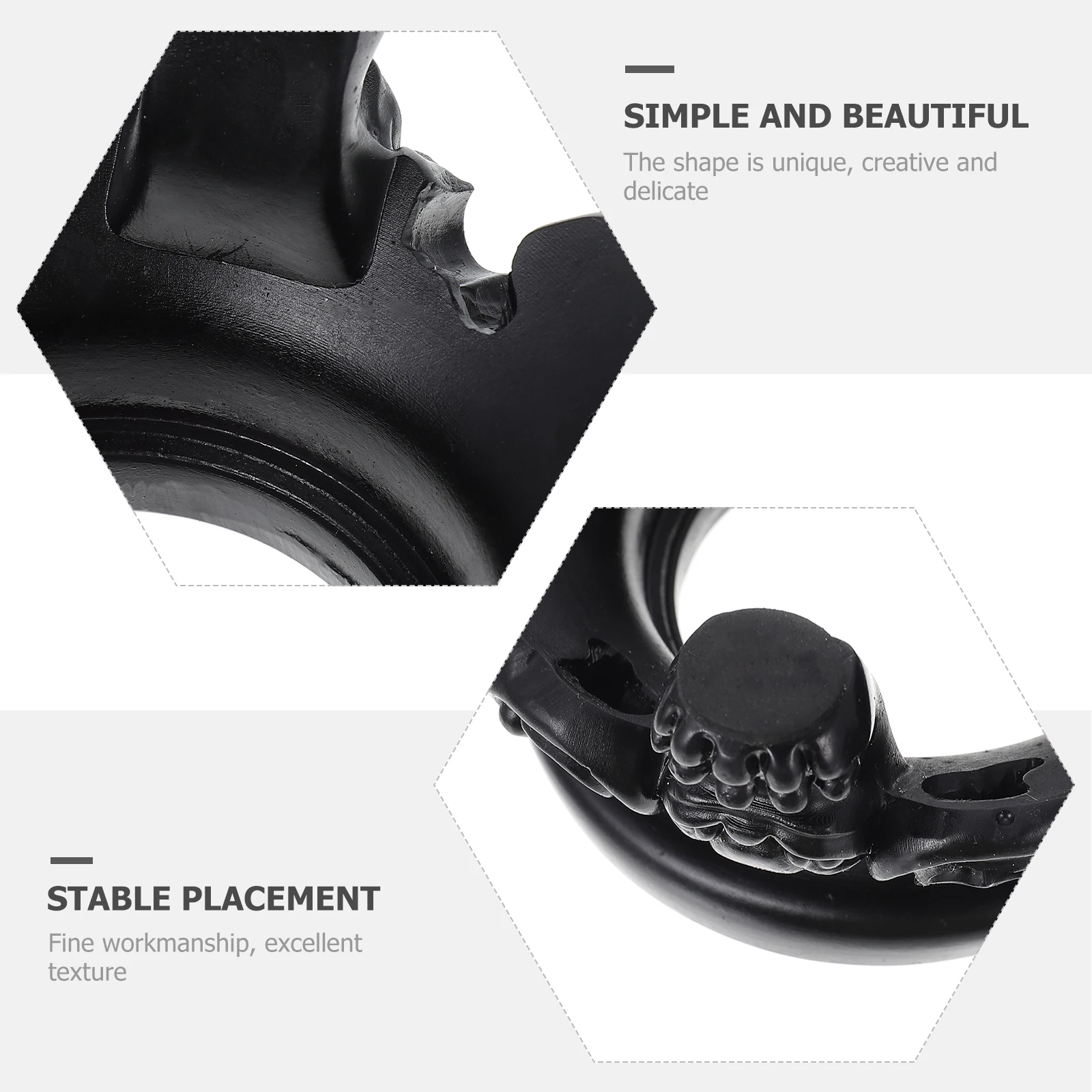 

Crystal Ball Base Jade Gemstone Display St Black Round Exquisite Decorative Holder Rack Creative Practical