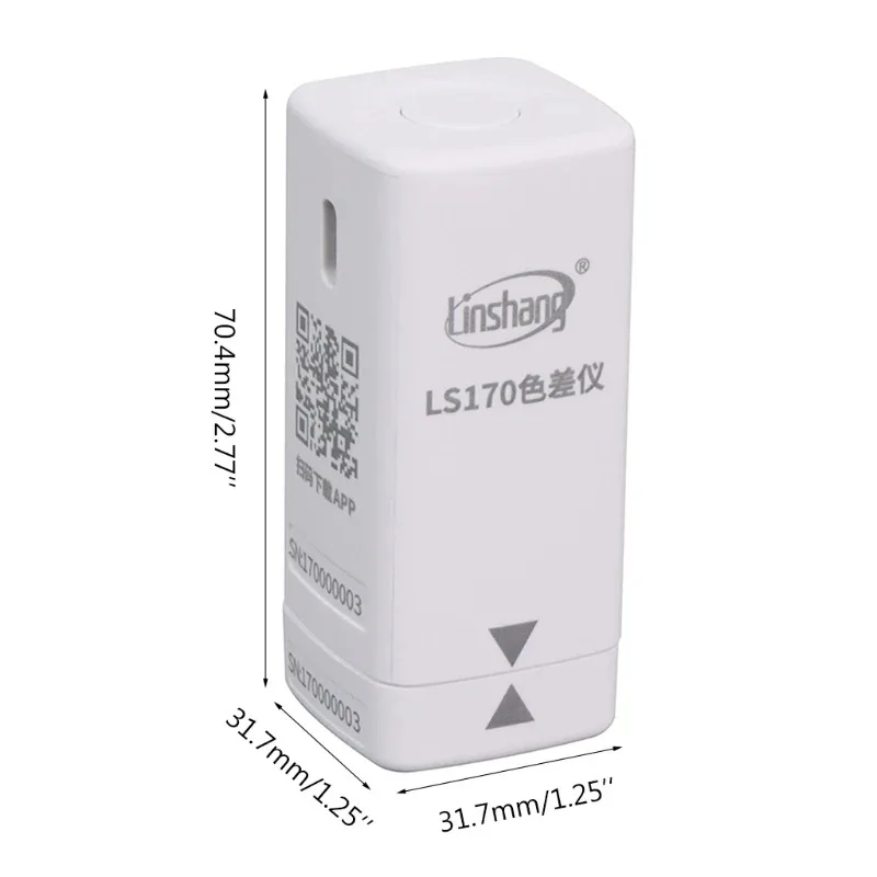 Color Meter LS170 Textile Ceramics Paper Difference Measurement Device Pocket Imeter with Library APP