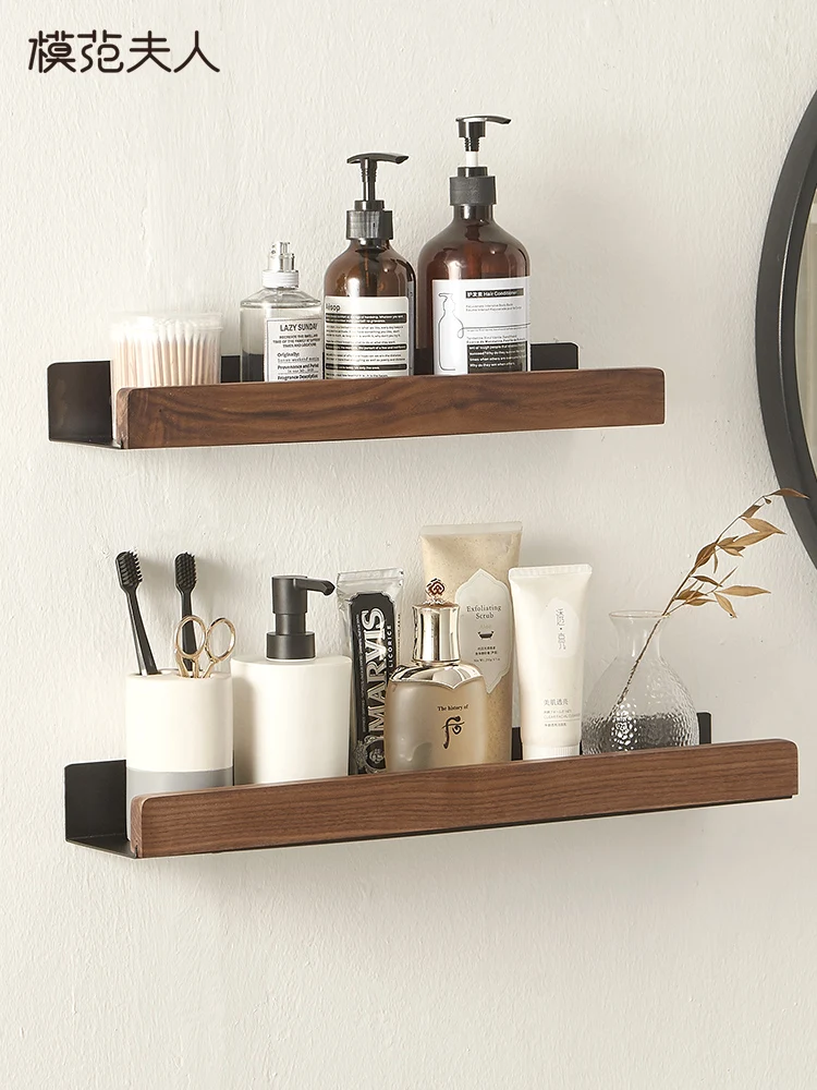 Bathroom rack wall-mounted bathroom toilet washstand washstand