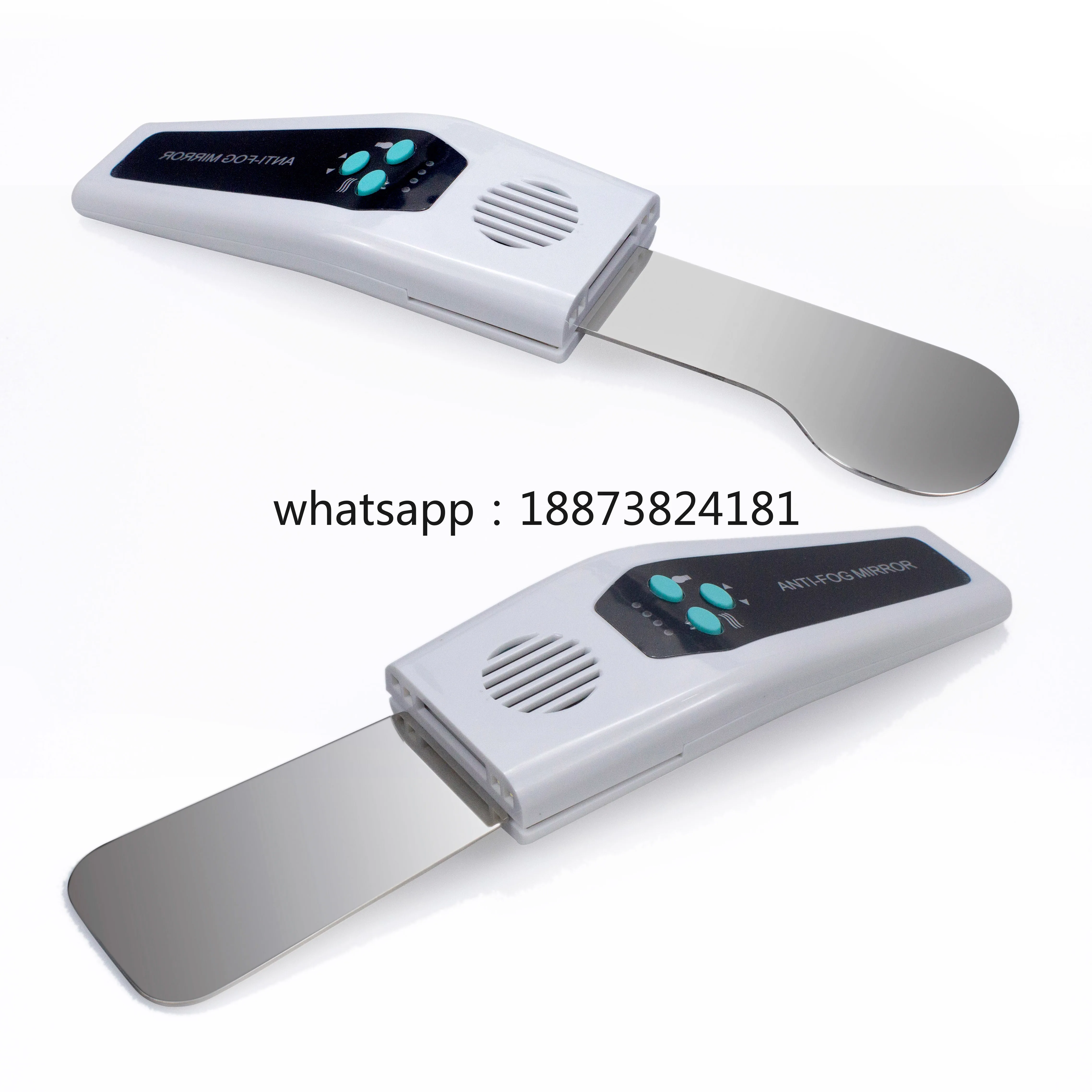 Dental Anti-Fog Mirrors Set Mirror With LED Light Orthodontic Reflectors Fog Free Intraoral Photography Stainless Steel Dentist