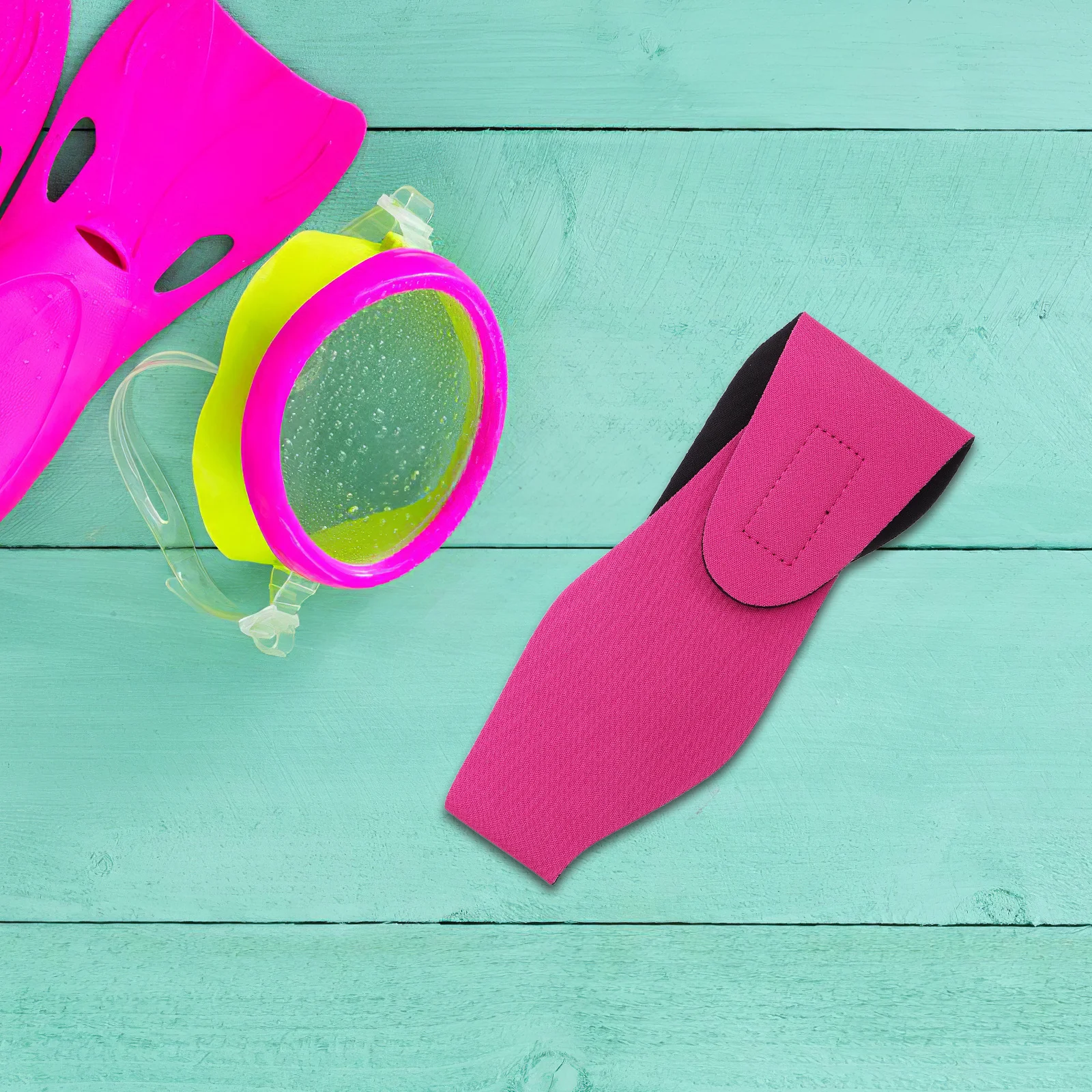 2 قطعة غطاء حامي الأذن مقاوم للماء النيوبرين السباحة عقال عدم الانزلاق الغوص بركة القبعات السباحة اكسسوارات سدادات حماية الأذن