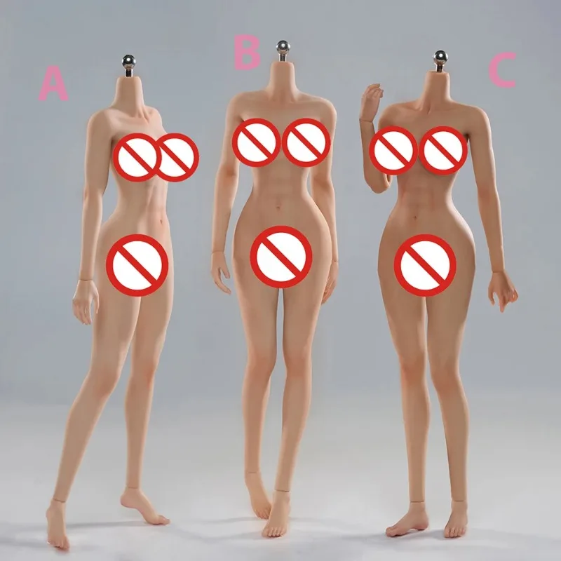 

VCD-01 VCD-02 Фигурка в масштабе 1/6, женская бесшовная фигурка для макияжа, 12 дюймов, средняя грудь, обычная кукла из пшеничного силикона