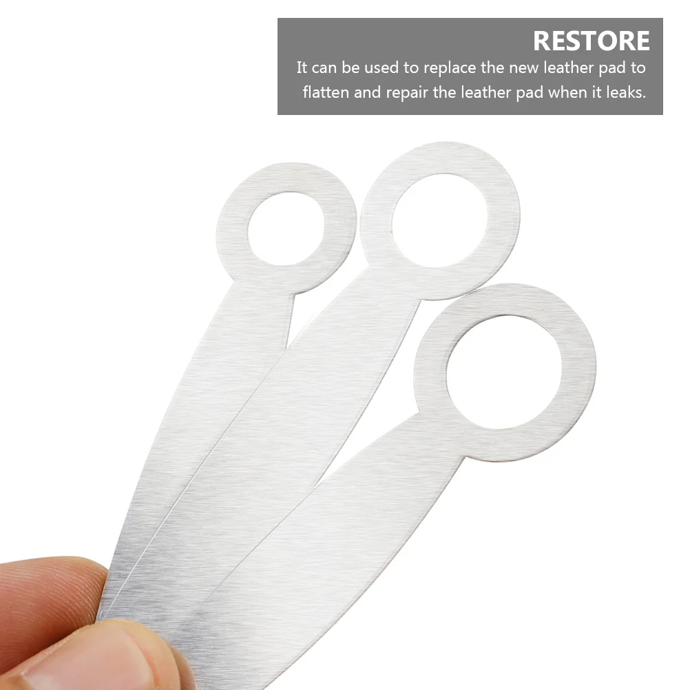 

3pcs Repair Padding Tools Stainless Steel Woodwind Repairing Tool For Flute Piccolo Maintenance Flute Pressure Pad Set