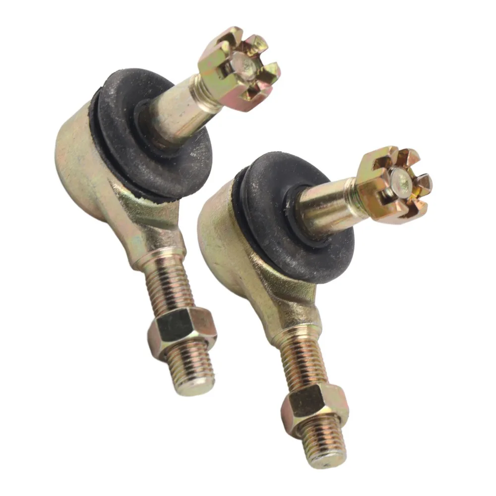 2Pcs Durable M10 Thread Tie Rod Ball Joint Heavy Duty Design Gold Swing Arm Ball Joint Ball Joint Replacement For Go Kart