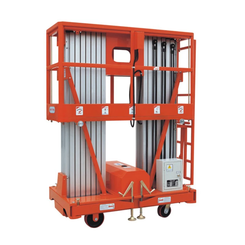 

Cheap vertical man lift aluminum aerial work platform