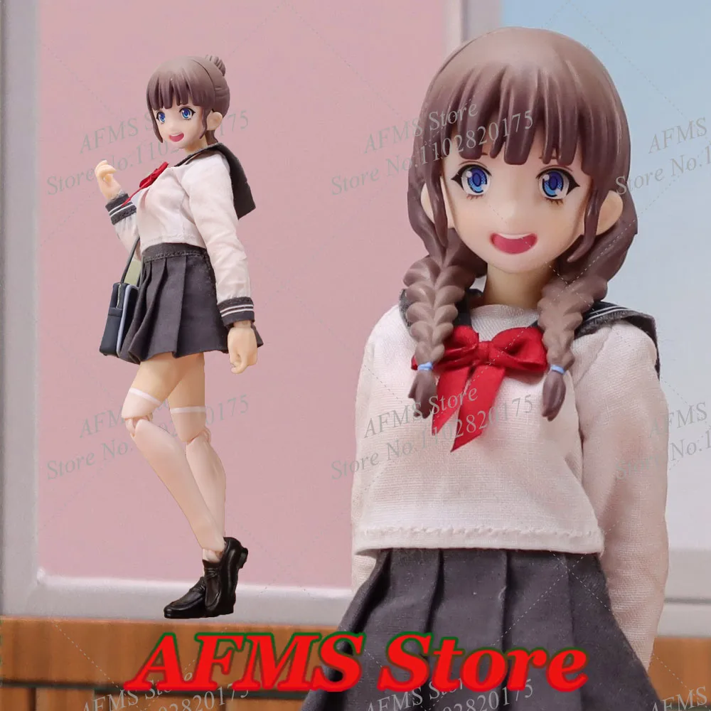 

IN STOCK Manatee Industry 1/12 Scale Collectibles Figure YUA Kawaii Anime Pretty Girl JK Uniform Ver 6inch Women Soldier Model