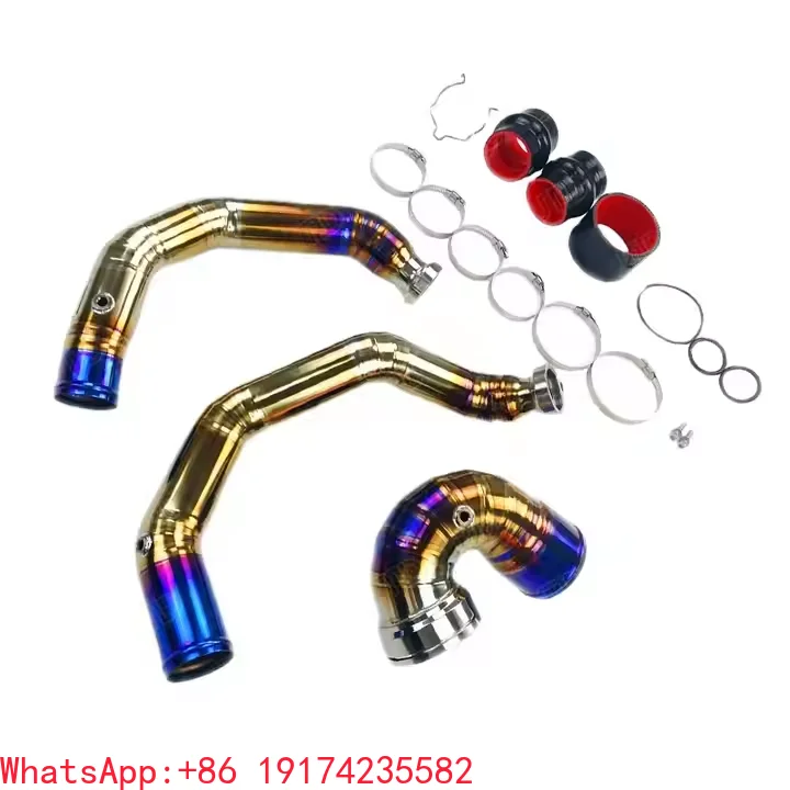 

High-Performance Titanium Boost Pipe J Pipe S55 Engine Upgrade Charge Pipe for BMW F8X M3/M4 & F87 M2 Competition Condition New