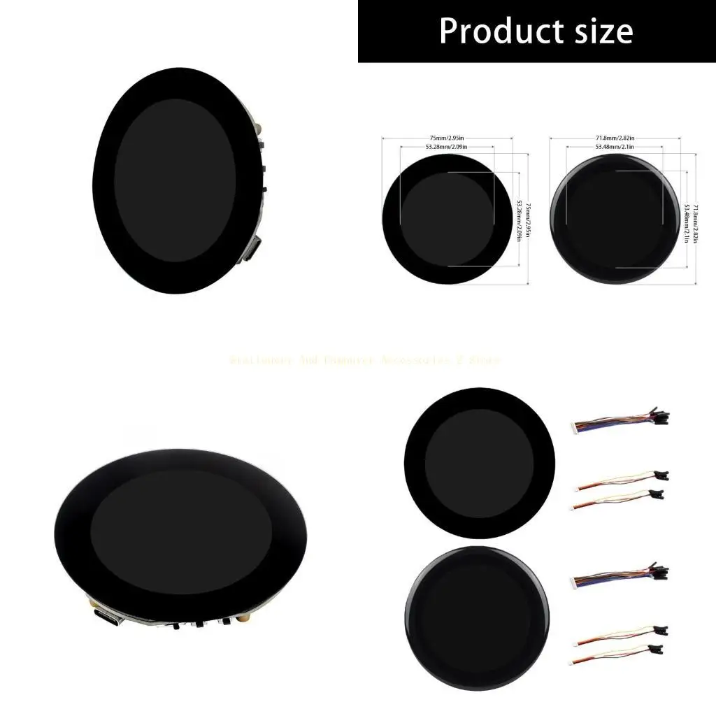 

Multifunction Development Board 480x480 Round Capacitive Touchable Display Processor 2.1inch Round Capacitive Touchable Screen