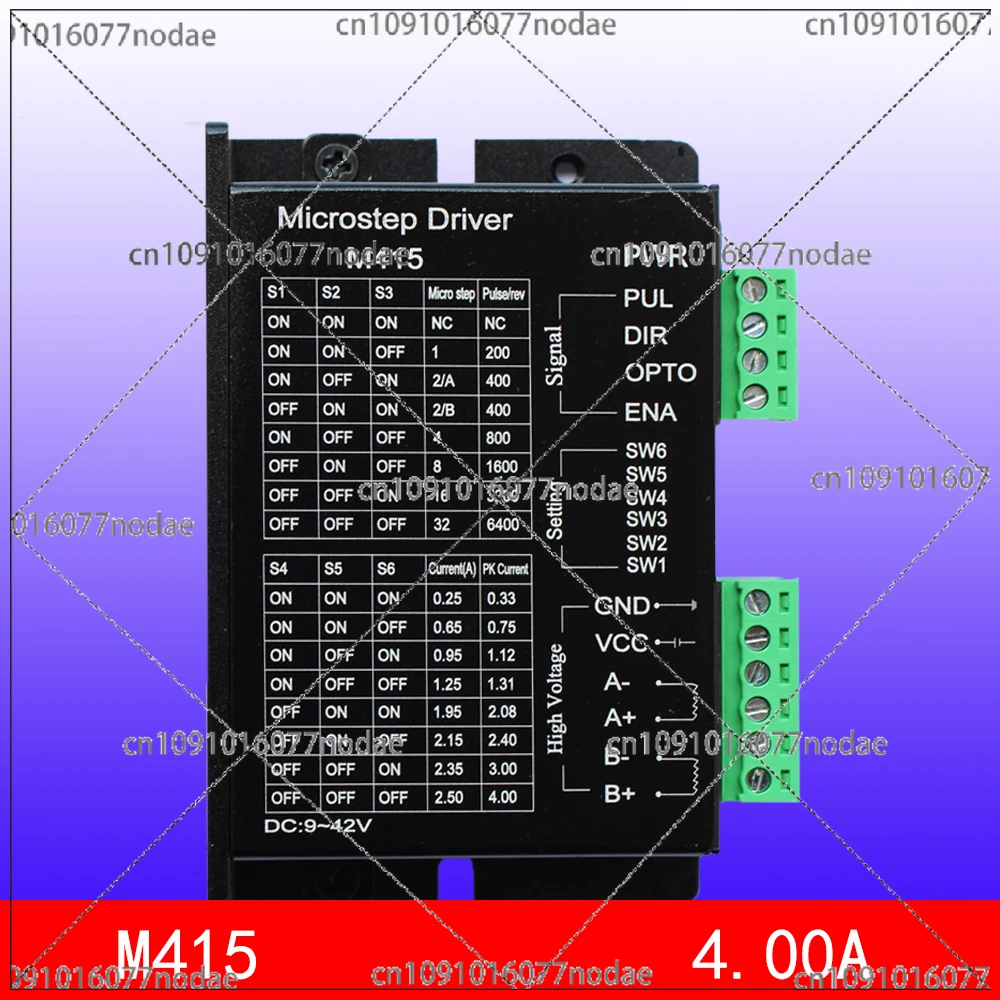 

42 Stepper Motor Driver M415 Current 4.0A 32 Subdivision 42/57 Stepper Motor Driver