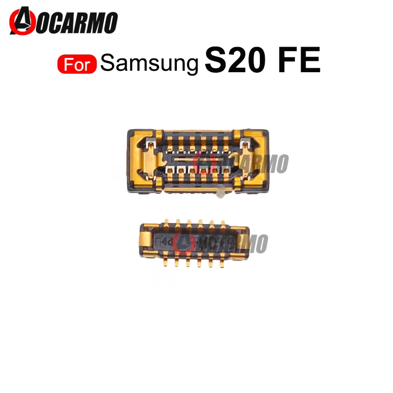 LCD FPC Plug Main Board PCB Camera Mainboard Flex WIFI Signal Antenna Connector 56 60 12 Pins For Samsung Galaxy S20FE S21 Plus