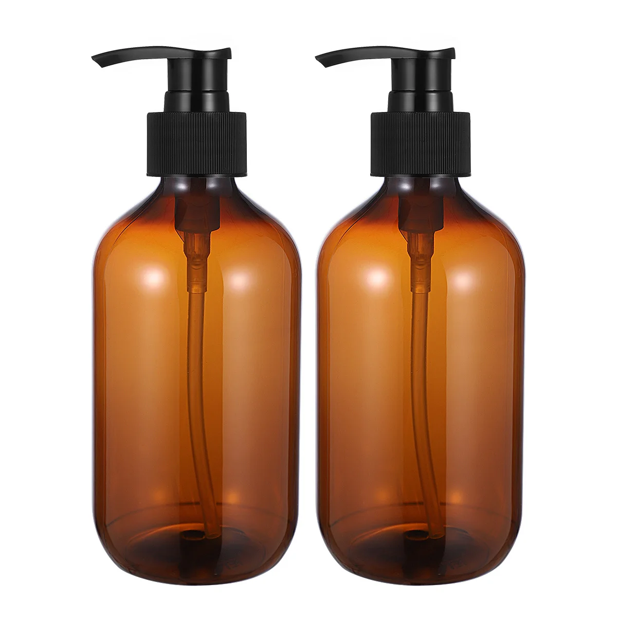 

2Pcs 500Ml Pump Bottle for Shampoo Lotion Soap Dispenser Refillable Drip Soap Container Empty Plastic Bottles for Bath