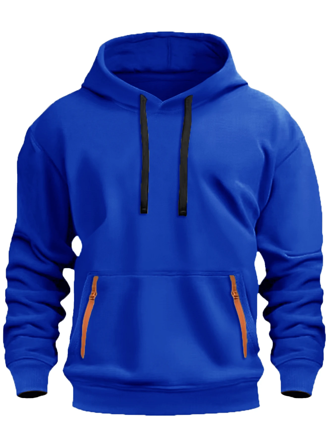 2025 جديد متعدد الجيوب سستة الصوف انخفض الكتف مقنعين البلوز الرجال النساء حجم كبير فضفاض البلوز موضة البلوز #1