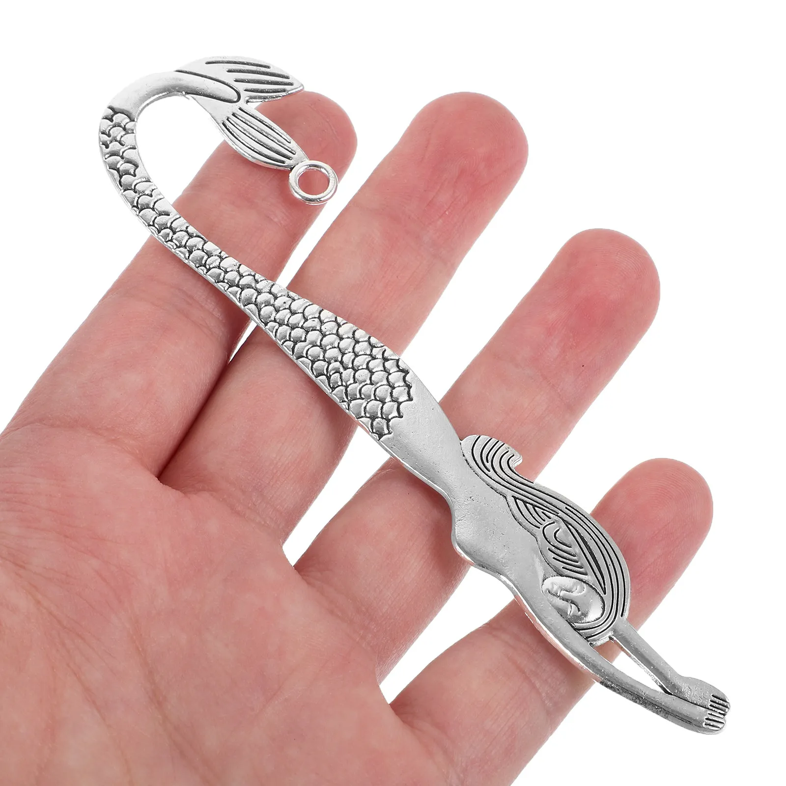 

10pcs Diy Mermaid Charms For Hairpin Making Jewelry Supplies Hair Decor Material Handmade Pendants Earring Craft