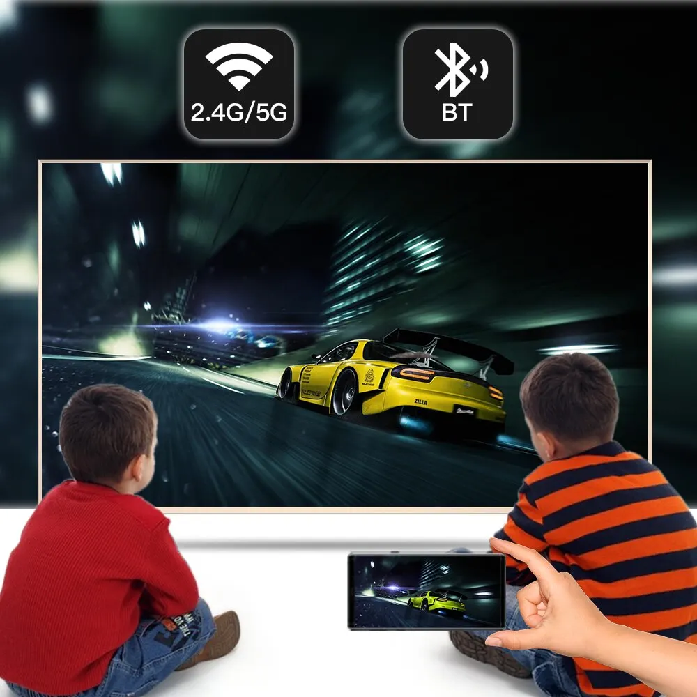 HONGTOP-Dispositivo de TV inteligente H616, decodificador con Android 10, 6K, WIFI 2,4G/5G, Bluetooth, vídeo HD, H.265, reproductor multimedia