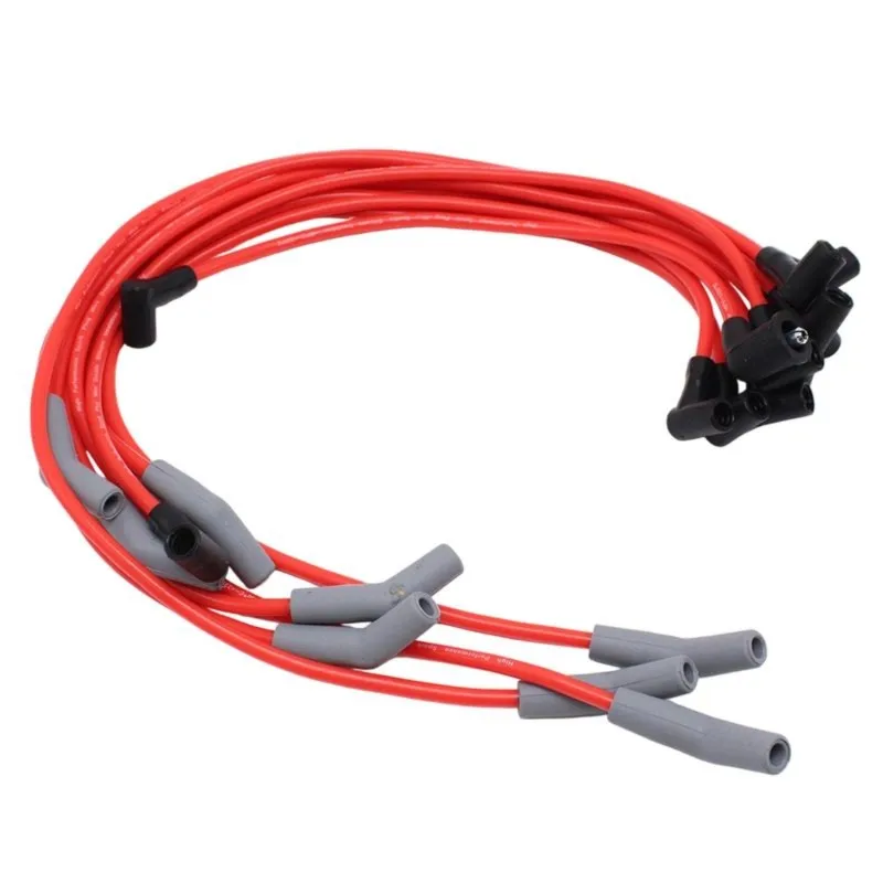 Super Sale 10pcs 8mm Spiral Core Spark Plug Wires 643R for Ford Small Block 289 302 351W Lincoln Mercury 1980-1985 Ignitions Wir