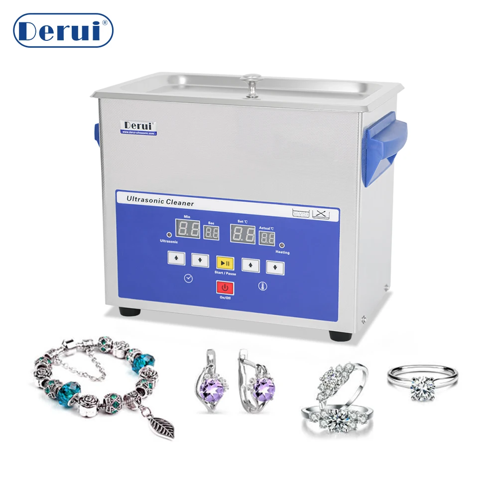 Digital Denture High Frequency Vibration Cleaning Machine Portable Ultrasonic Cleaner Washer for Glasses Ring Jewelry