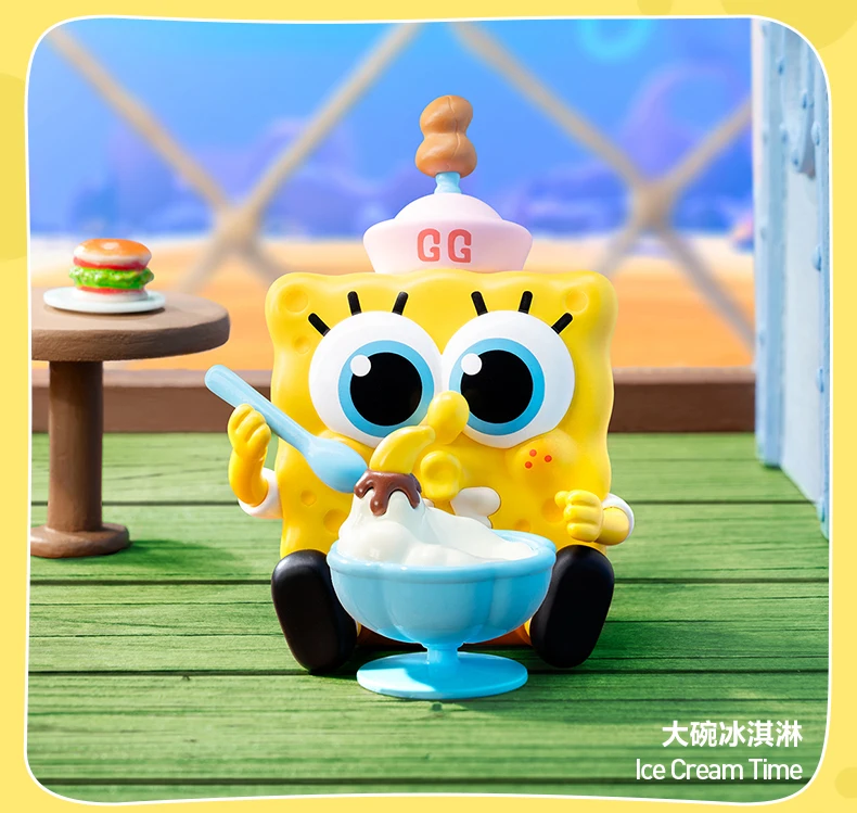 本物のPOPMARTスポンジ・ボブ・スクエアパンツベストフレンズシリーズ