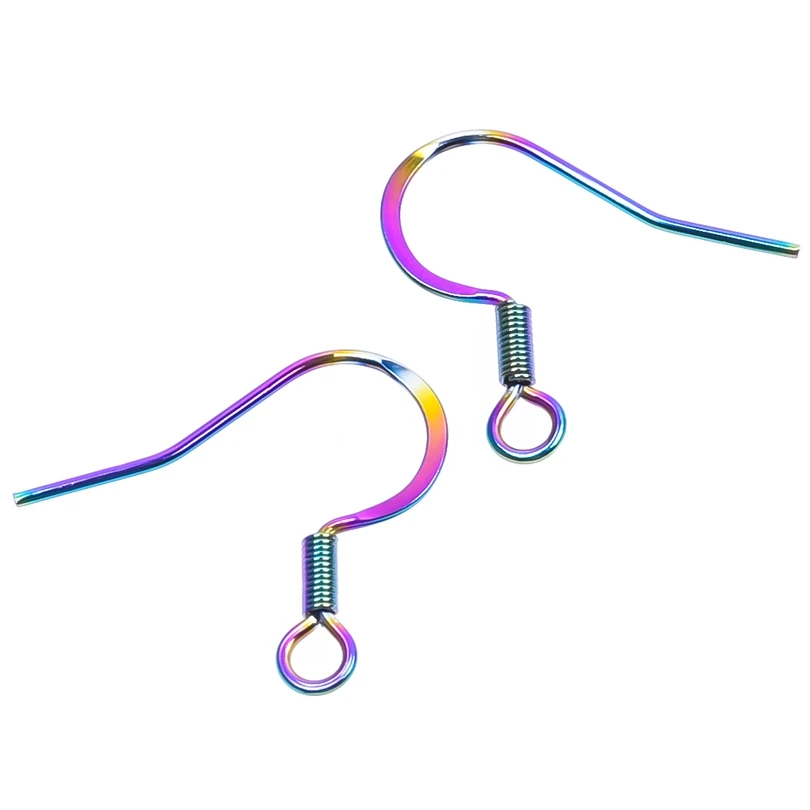 

10pcs/Lot Anti-allergic Stainless Steel Ear-hooks Charms Accessories DIY Craft Earrings Ear Bone Buckle For Women/Man Bulk