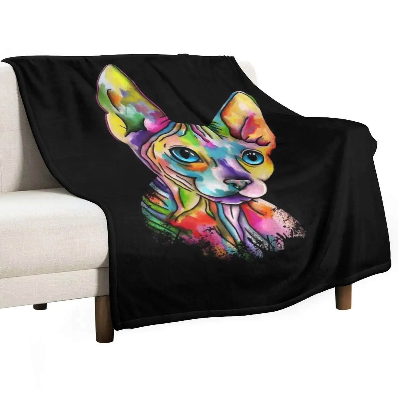 

Sphynx Throw Blanket Softest Thins Blankets