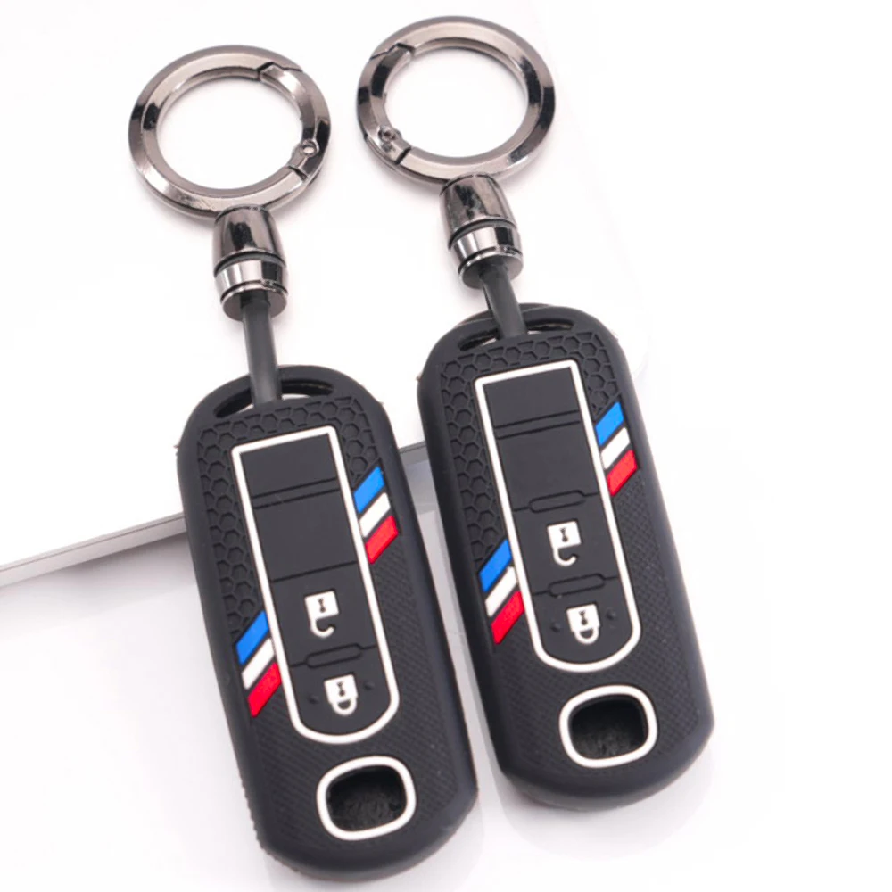 Smart Key Shell With Wrist Strap For Mazda 3 Axela 6 Atenza CX3 CX5 CX8 CX9 CX30 CX50 CX60 MX5 MX30 Scratch Resistant Non Slip