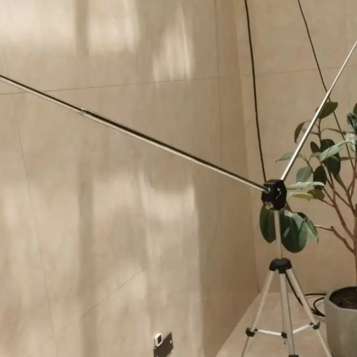 For V200 Positive V Shortwave Telescopic Antennas Base With 200W Balun 1-50MHz M10-Interface For Ham Radio Communication