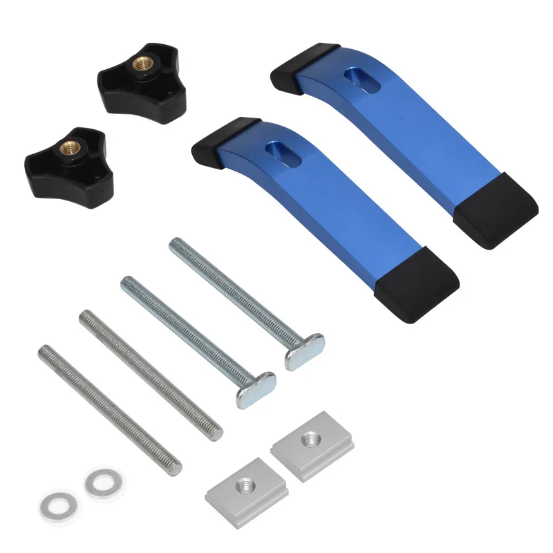 For Plate Woodworking Table T Track Fixed Clamp Plate Compact Matching 3/8T Groove Type 19 Chute