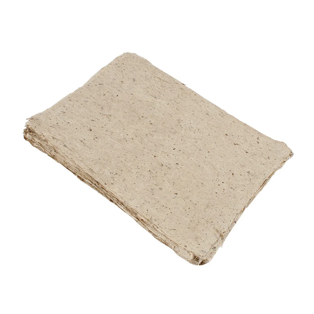 

1pcs 50 Sheets Handmade Paper Drawing Xuan Craft Lightweight Compact Size Holding Ideal Calligraphy Painting