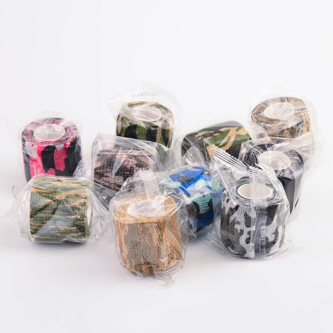 Elastic Wrap Tape Army Adhesive Outdoor Hunting Camouflage Stealth Tape Waterproof Wrap Durable Self Adhesive Elastic Bandage