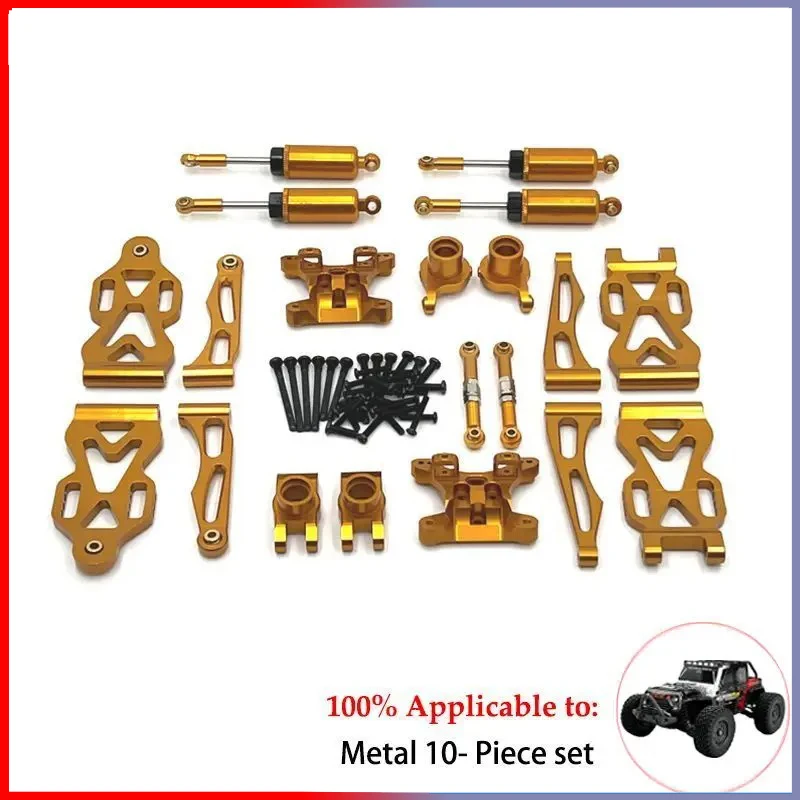 SCY 16101PRO 16102PRO 16103PRO 16104PRO 16106PRO 16201PRO RC 1/16 Atualização de metal Peças do assento do eixo traseiro Acessórios para carro