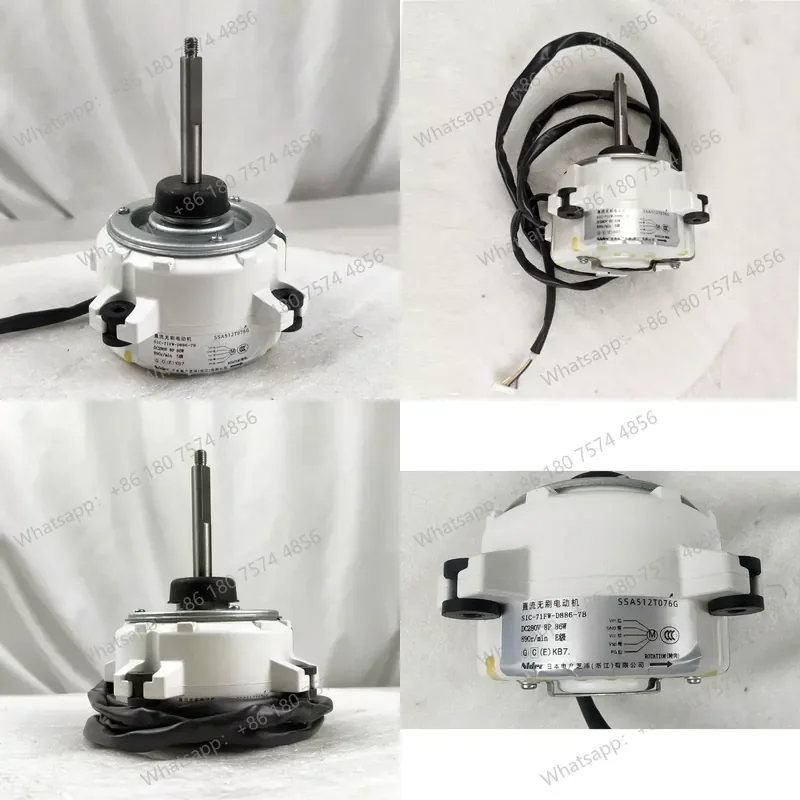 SIC-71FW-D886-7B External Motor Fan for Mitsubishi Heavy Industries Air Conditioner Model SSA512T076G Replacement Part