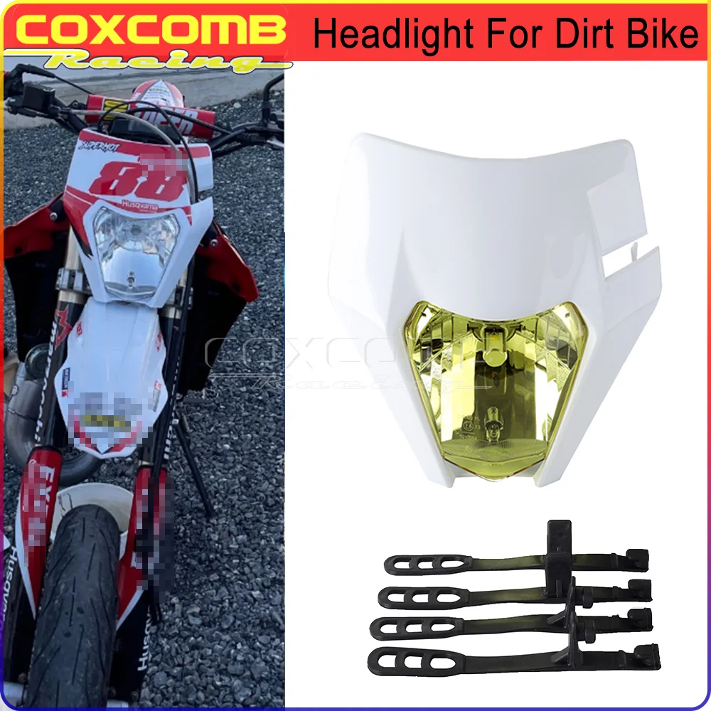 Led Headlight Plate Motorcycle Headlight For 350 450 500 EXC-F Factory Edition SIX DAYS AU BR EU US 2012-2021 Enduro Naked Motor