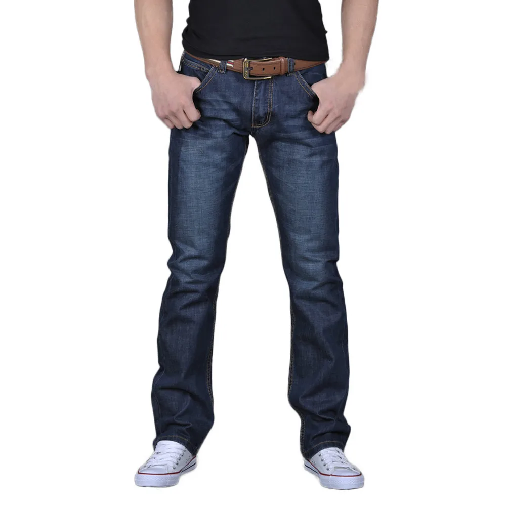 2024 nuovi Jeans Casual larghi Hip Hop elasticizzati da uomo versione gamba dritta pantaloni in Denim moda pantaloni Vintage per uomo
