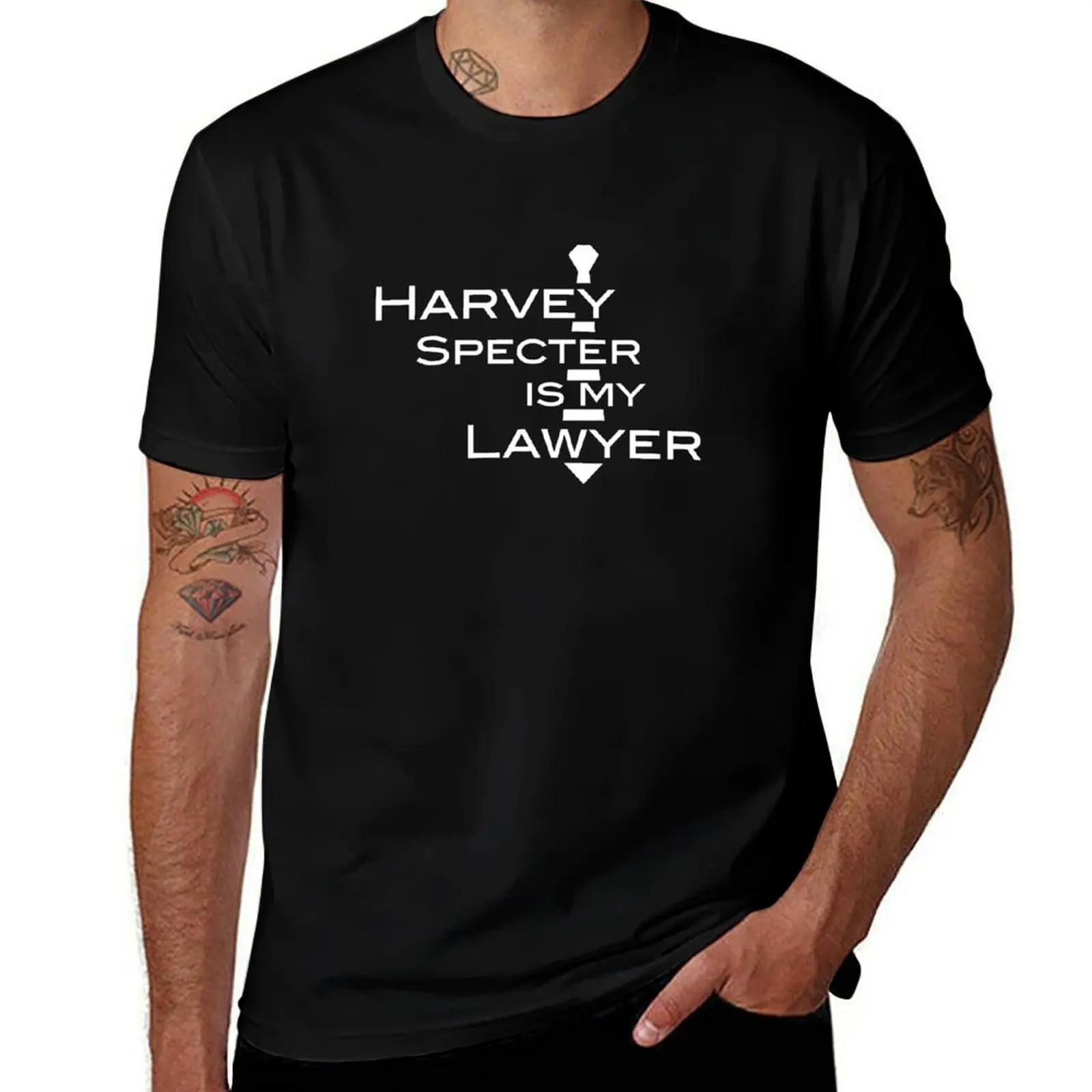 Harvey Specter is my Lawyer w T-Shirt Comfortable Workout Short Sleeve Shirt T-Shirt