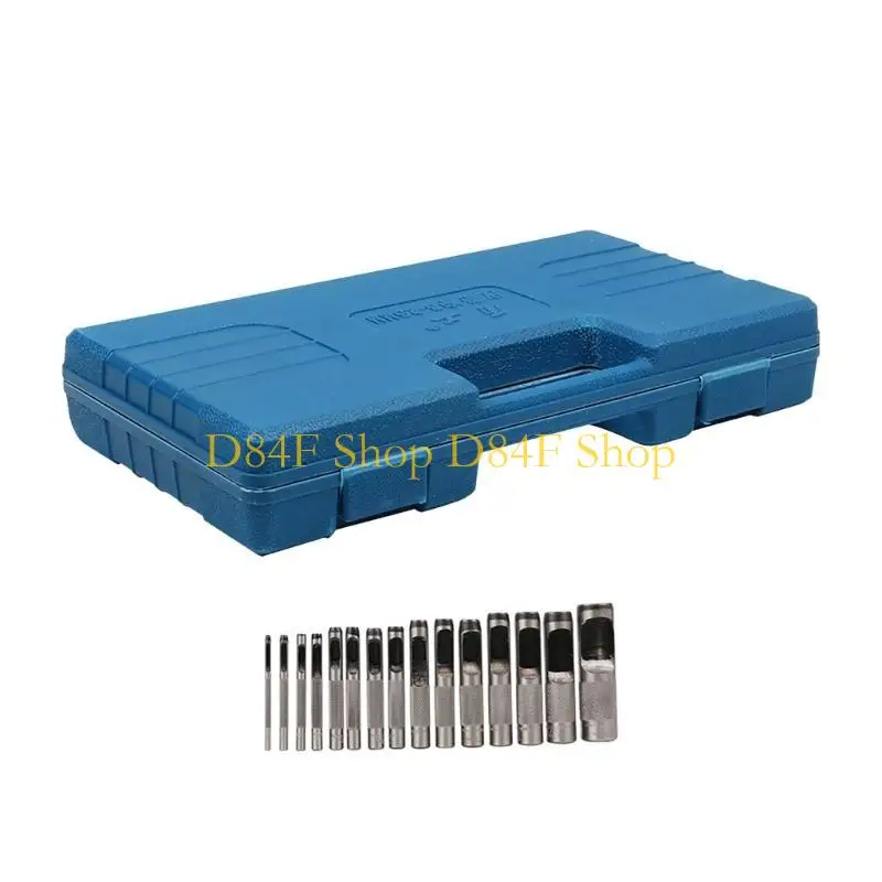 D84F Convenient Leather Hole Punchers Hole Punching Tool Multiple Dimension for Home Repairs & DIY Leatherworking Tool