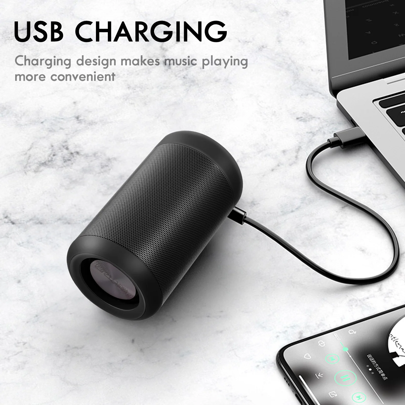 

Wireless Speaker Powerful Dual Speaker Sound Box Compact Desktop Subwoofer Loudspeaker Box Home Office Game Music Playback