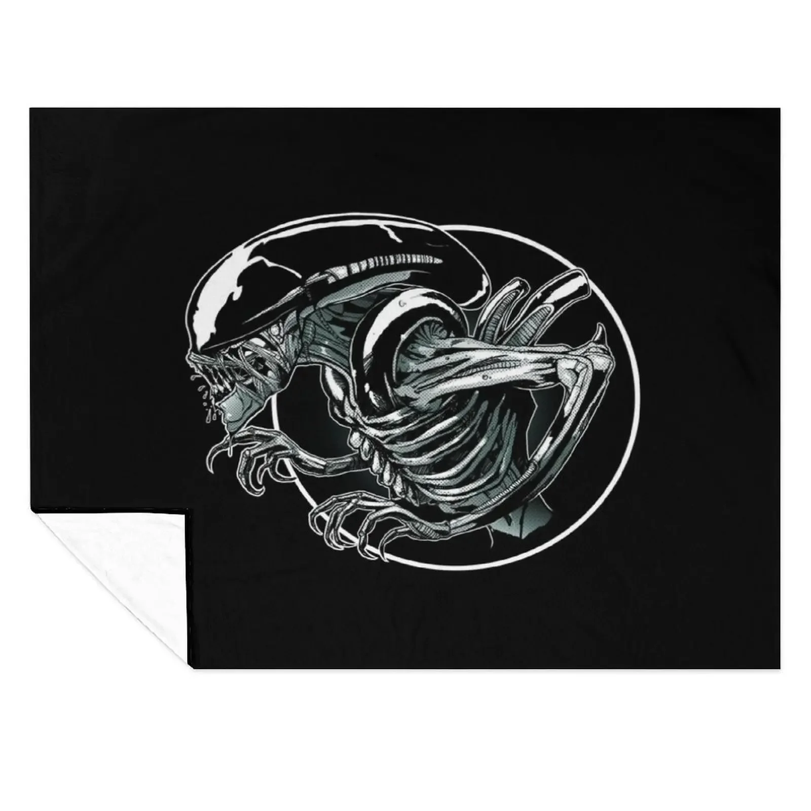 

aliens xenomorph Throw Blanket decorative Furrys Summer Beddings Flannels Blankets