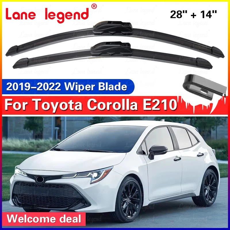 Auto Scheibenwischer Für Toyota Corolla E210 2019-2022 Front Wischer Klingen Pinsel Windschutzscheibe Reinigung Auto Zubehör 2020 2021