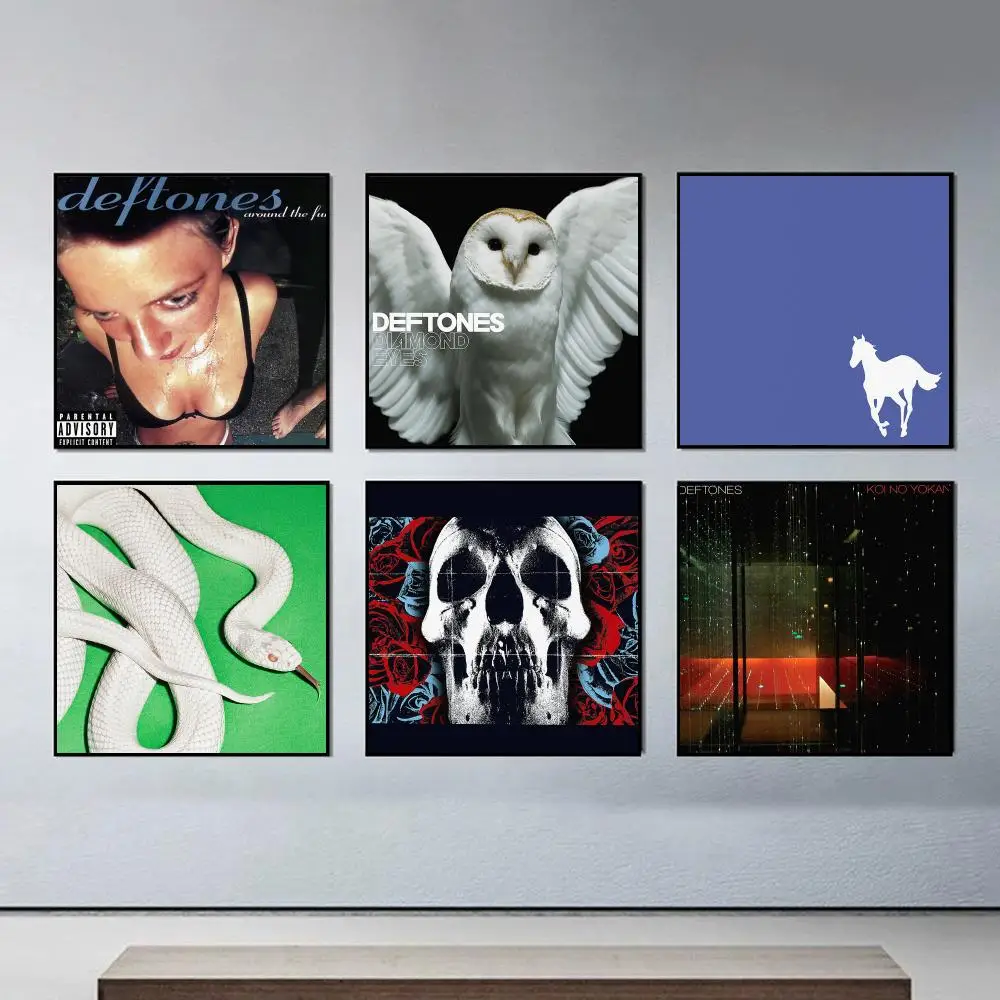 Band D-Deftones Music Album Poster Personalized Aesthetic Wall Decor Modern Bedroom Room Decoration