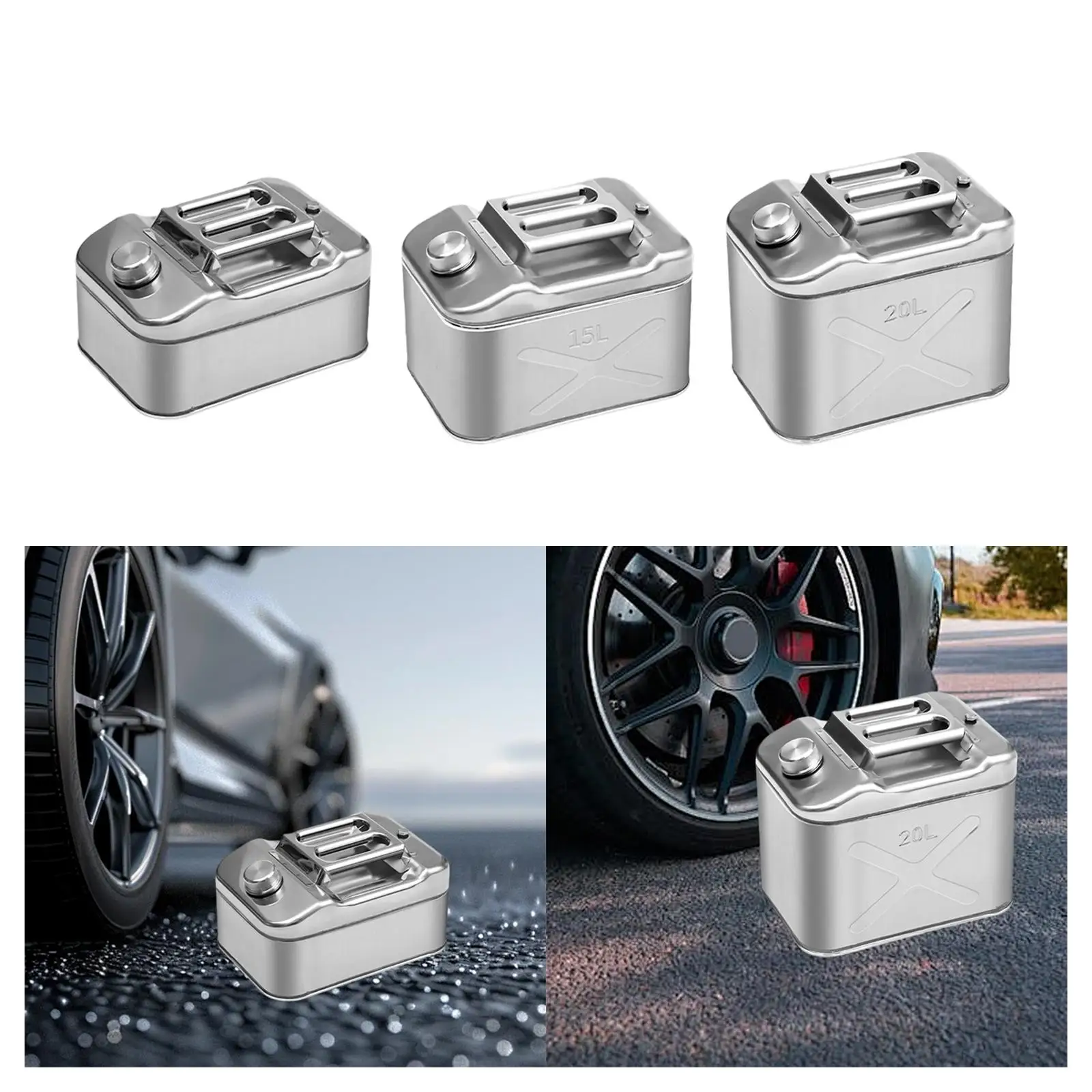 

Портативный топливный бак большой емкости из нержавеющей стали 304 для путешествий и домашнего использования