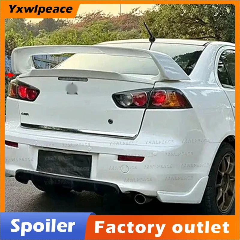 

For Mitsubishi Lancer EX Evo 2008-2015 Spoiler ABS Material Primer Color Rear Trunk Lip Spoiler Wing Body Kit Accessories