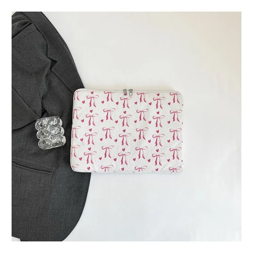 New Bow Print Laptop Case Protective Lightweight Tablet Case Shockproof Laptop Sleeve School