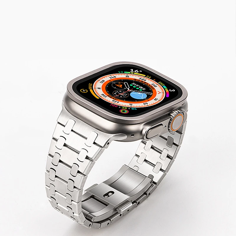 

Luxury Metal Strap for Apple Watch Band Ultra 238/40/41/42mm 44/45/46/49mmStainless Steel Bracelet IWatch 10 9 8 7 6 SE 5 Correa